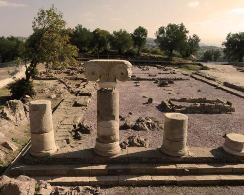 Αιολικός Ναός Β. Άποψη από τα δυτικά